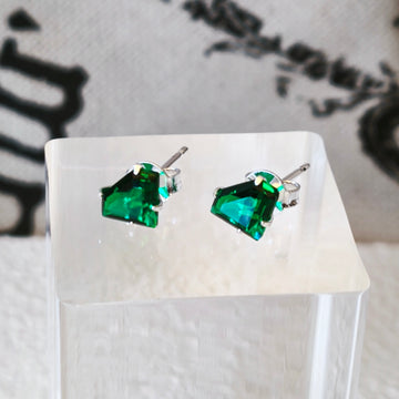Earrings "Destello de Esmeralda"