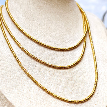 Necklace "Cascada Dorada"
