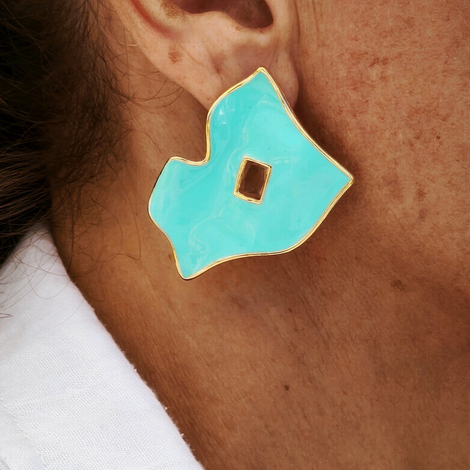 Earrings "Olas de Mariana"