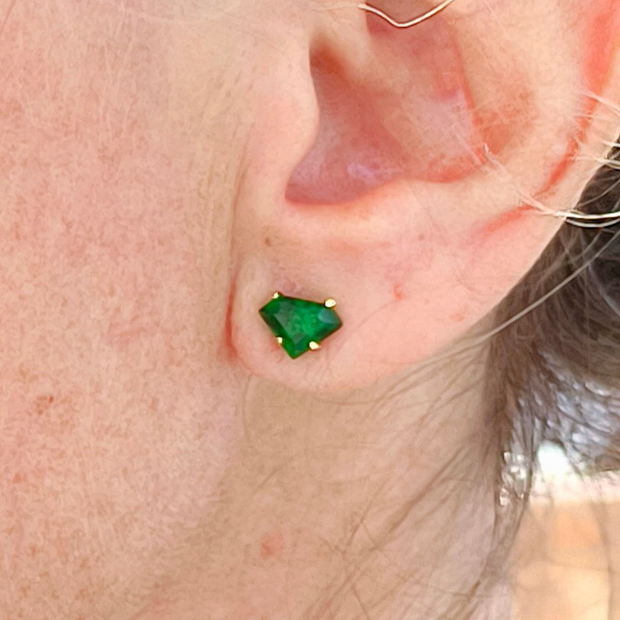Earrings "Destello de Esmeralda"
