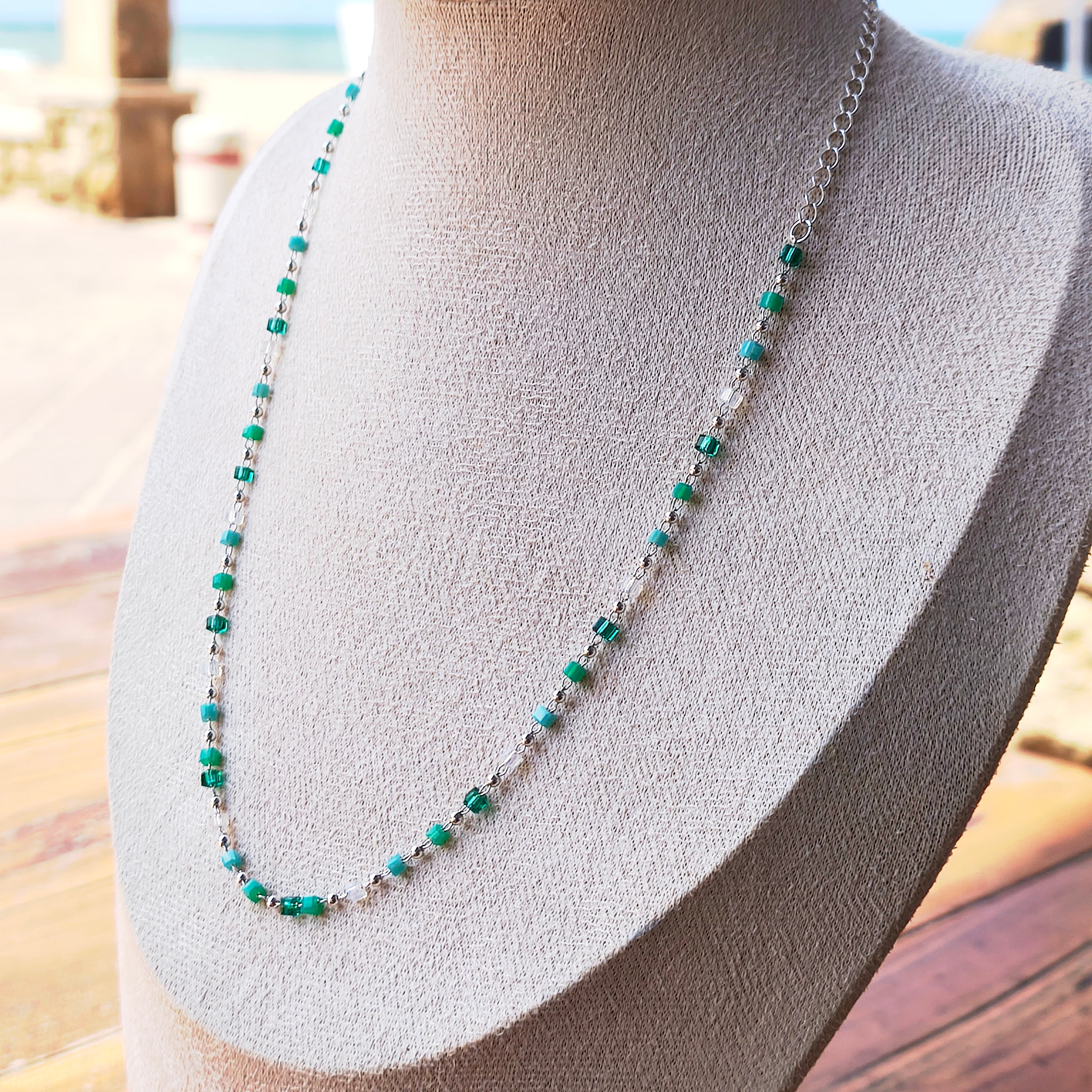Necklace "Caribe Verde"