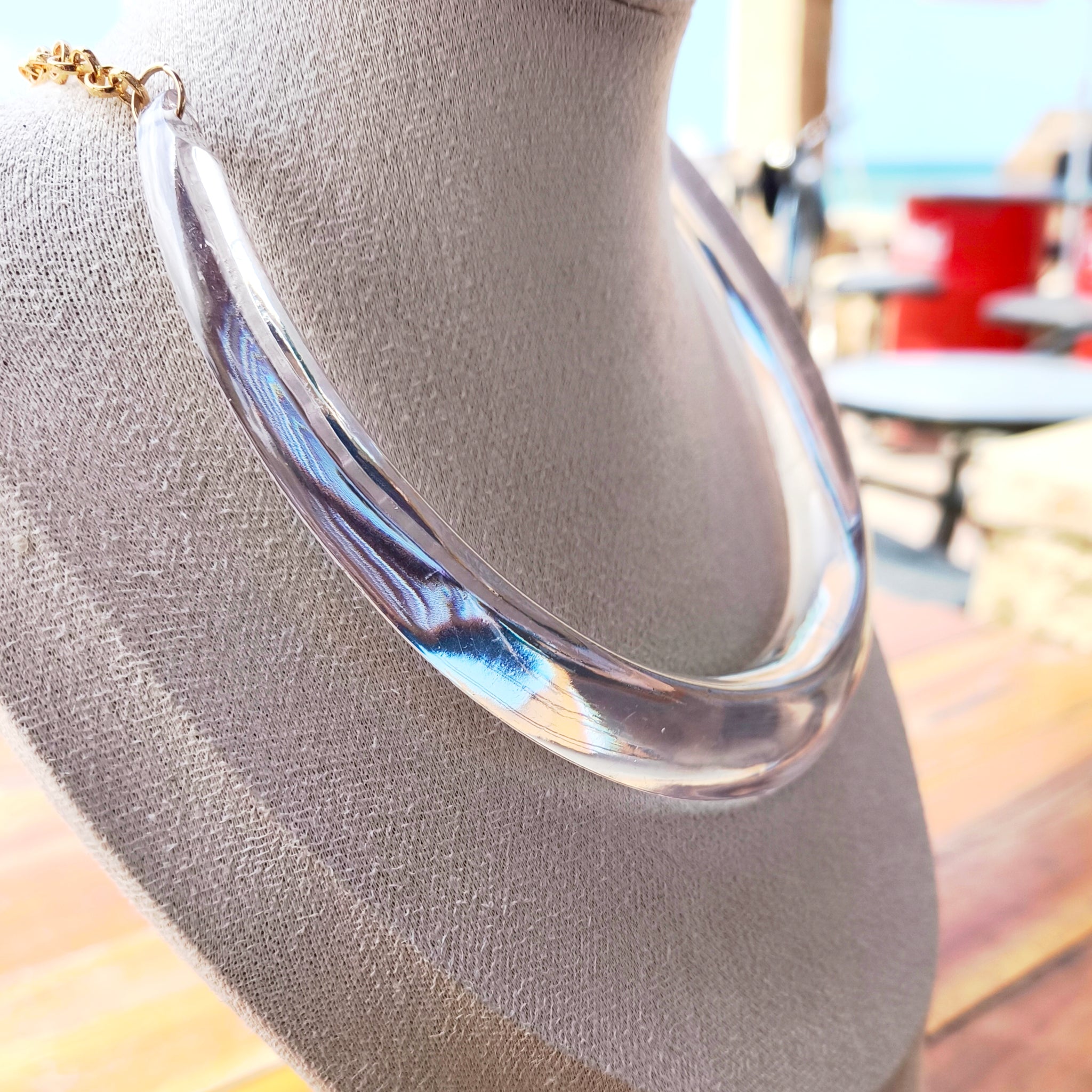 Necklace “Ola de Cristal”