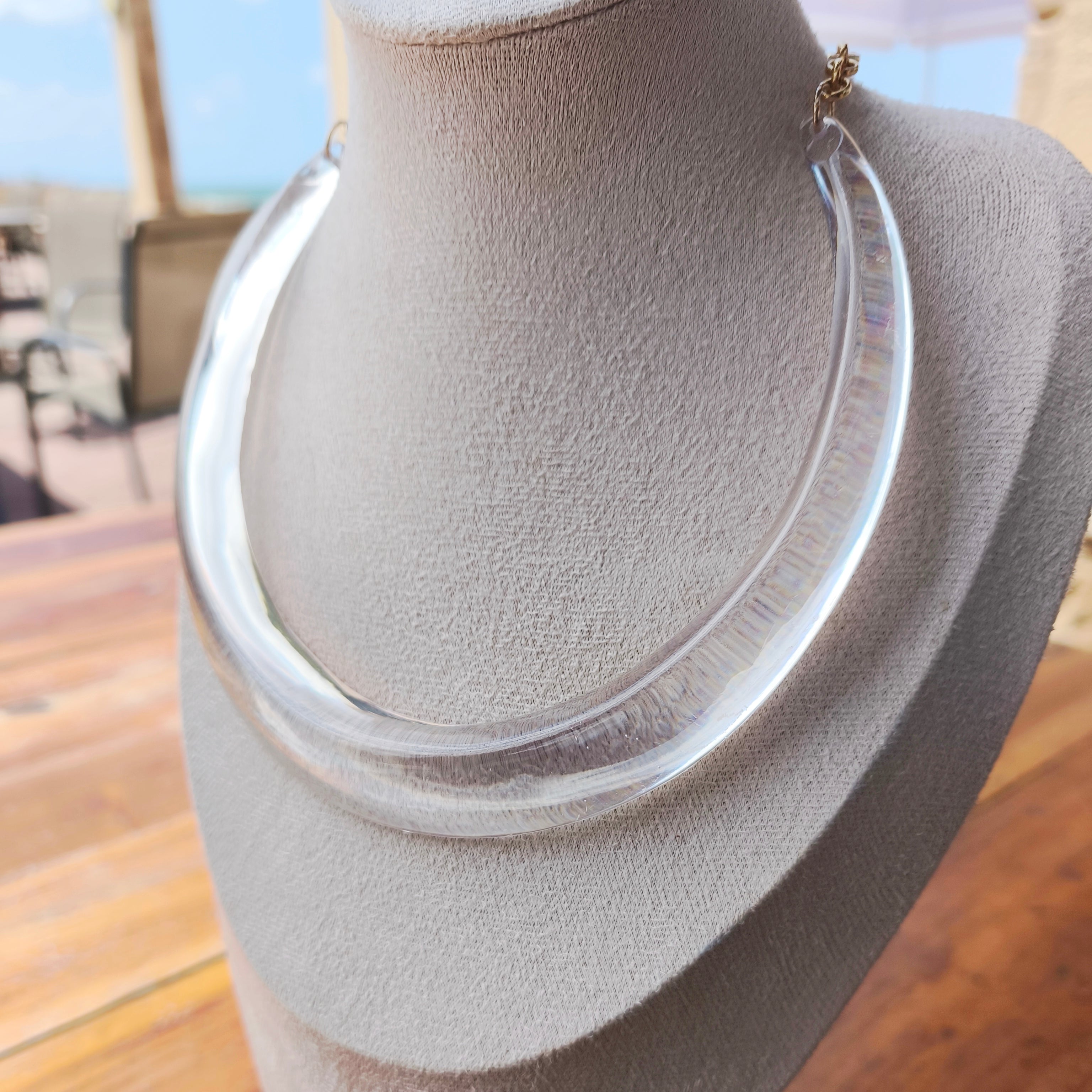 Necklace “Ola de Cristal”