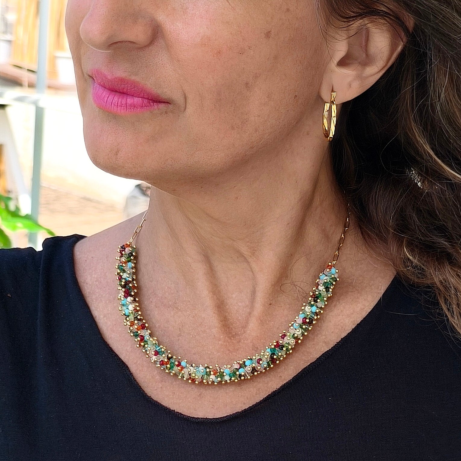 Necklace "Bailando con Luces"